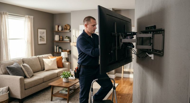 Flatscreen Tv Mounting in Overland Park, KS